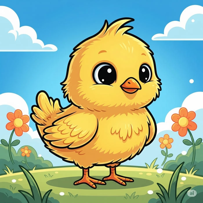 Ảnh gà con dễ thương siêu cute đáng yêu