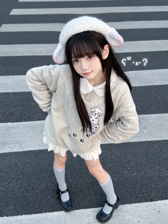 Ảnh gái xinh Trung Quốc cute tự nhiên và đáng yêu