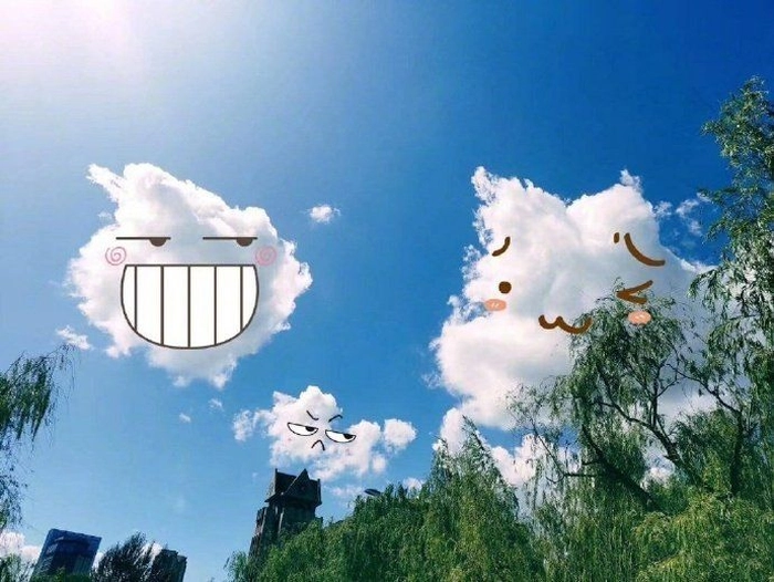 Ảnh mây đẹp cute cực dễ thương trong trẻo
