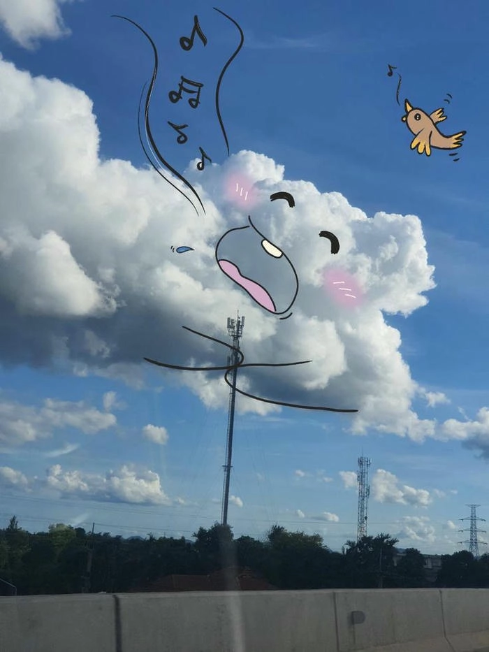 Ảnh mây đẹp cute mang hơi thở lãng mạn