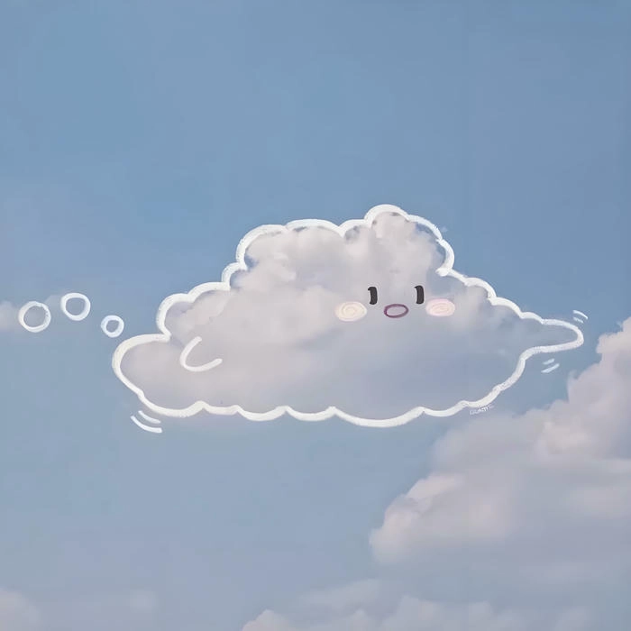 Ảnh mây hồng cute lúc hoàng hôn lãng mạn