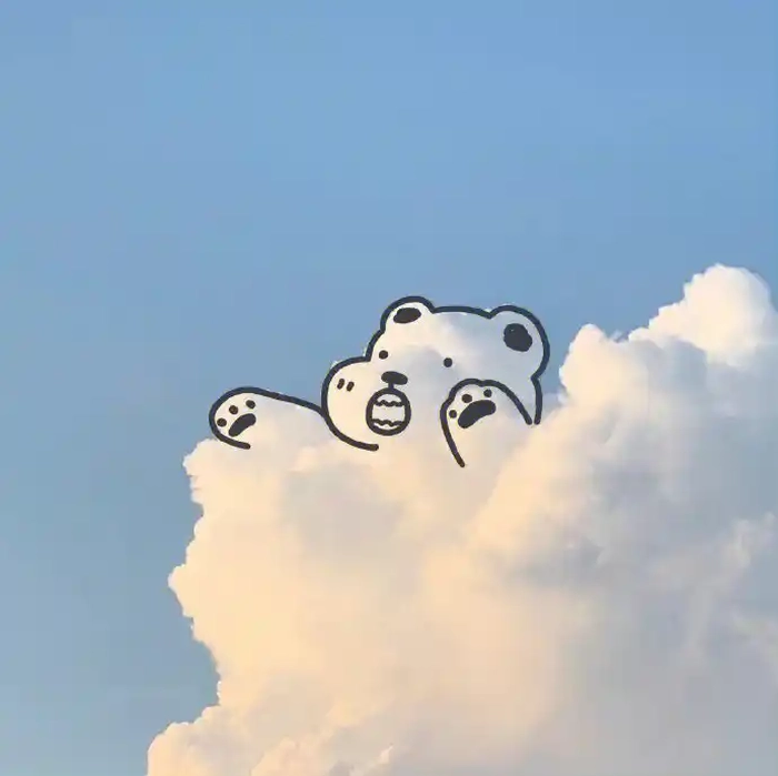 Ảnh mây hồng cute và đám mây đáng yêu