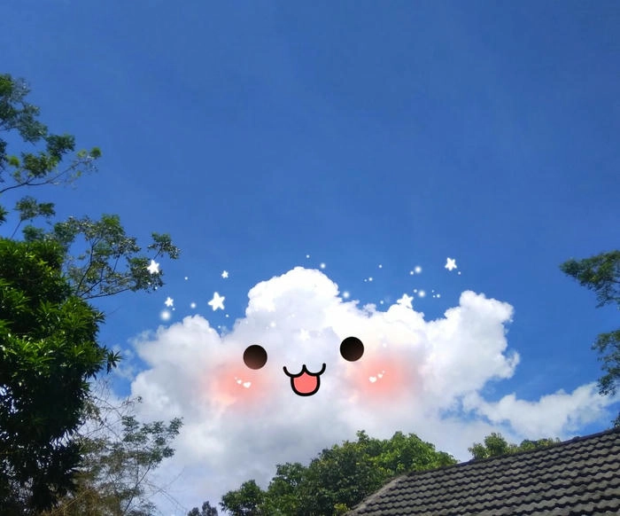 Ảnh mây trời cute mang cảm giác nhẹ nhàng