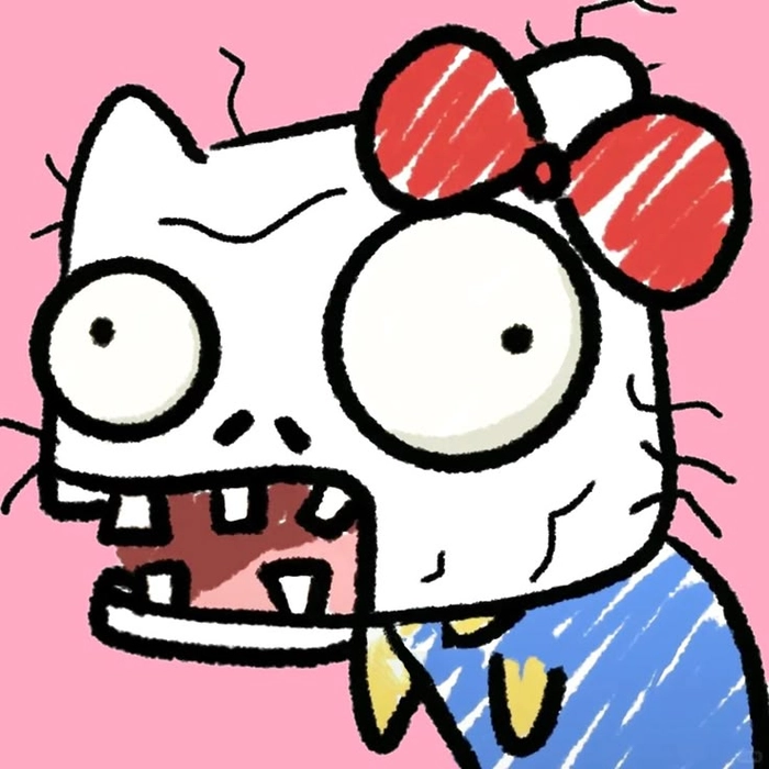 Ảnh meme Hello Kitty cute ngộ nghĩnh