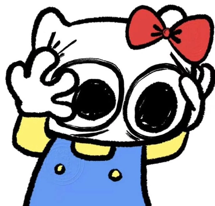 Ảnh meme Hello Kitty troll vui nhộn