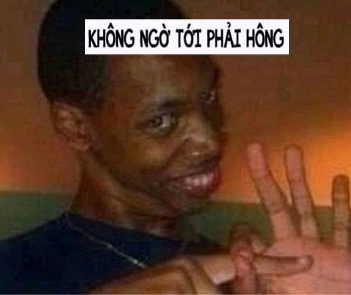 Ảnh meme anh da đen vui nhộn
