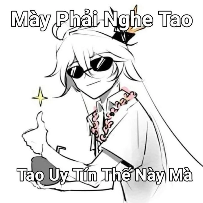 Ảnh meme anime cute vui nhộn