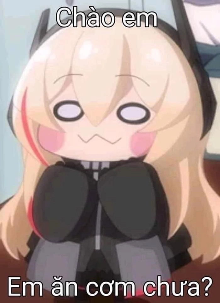 Ảnh meme anime hài hước dễ thương