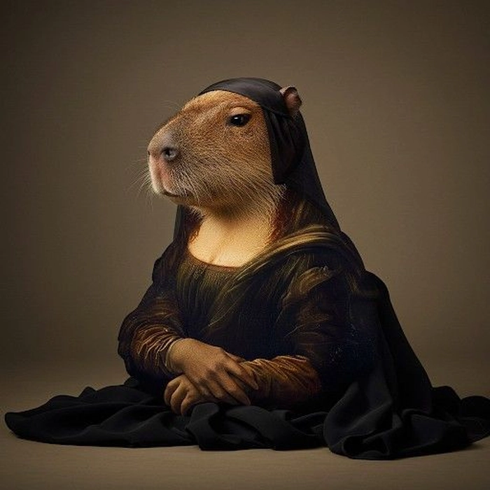 Ảnh meme capybara hài hước