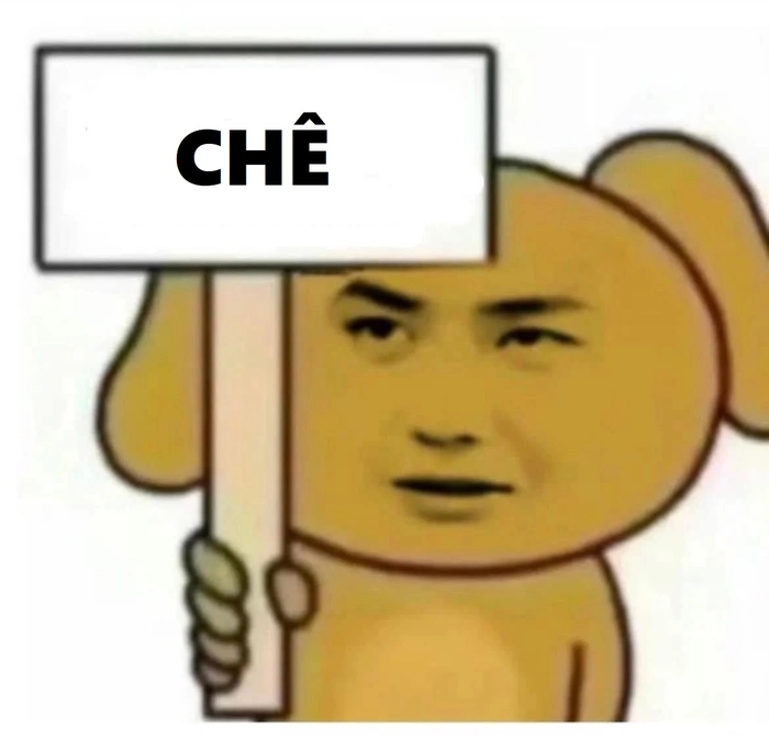Ảnh meme chê vui nhộn cực đáng yêu