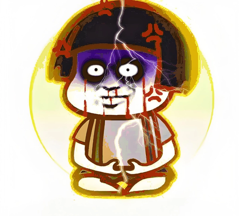 Ảnh meme gấu trúc kinh dị khó đỡ làm avatar