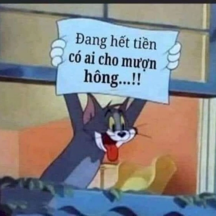 Ảnh meme hết tiền troll cười xỉu