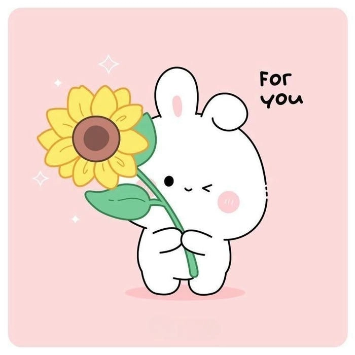 Ảnh sticker dễ thương đáng yêu ngọt ngào