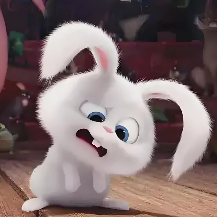 Ảnh thỏ Snowball cute đầy biểu cảm