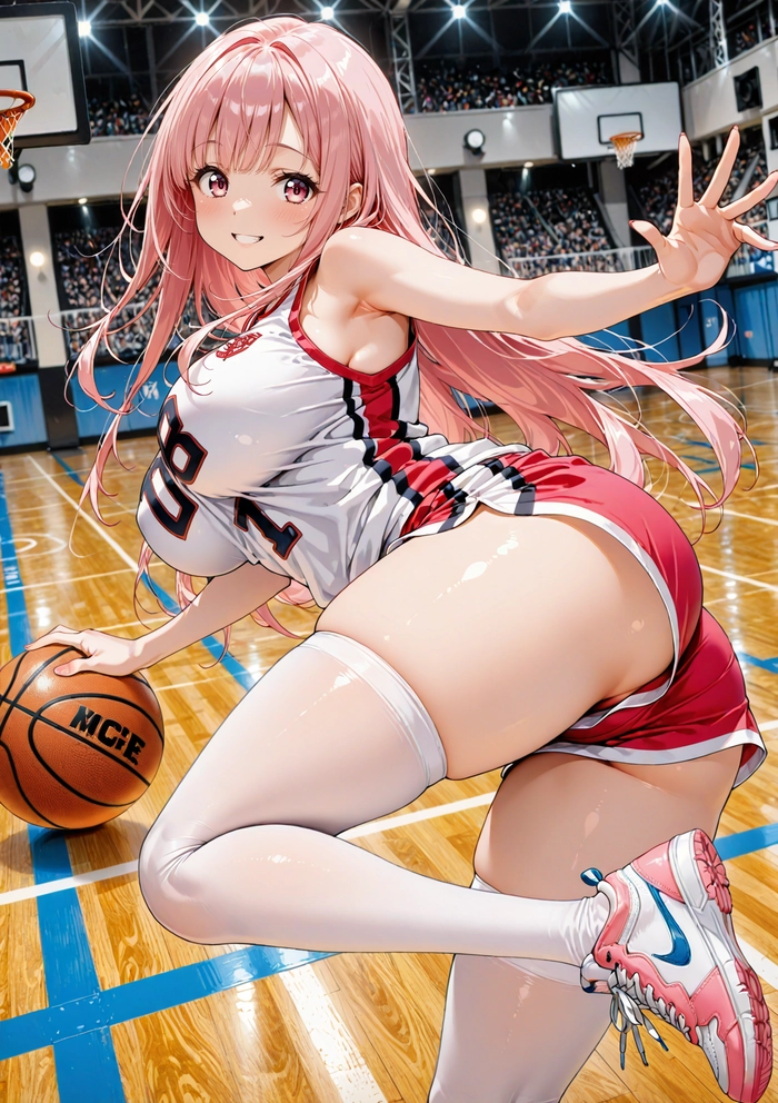 Anime nữ tóc hồng cute dễ thương