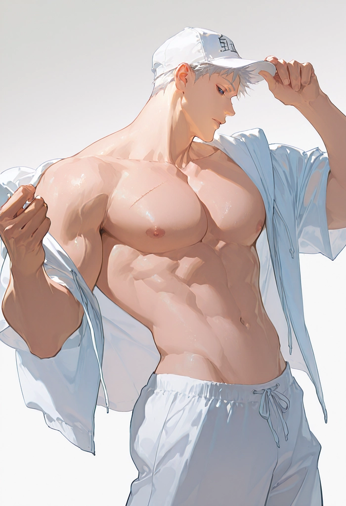 Anime tóc trắng nam ngầu cực lôi cuốn