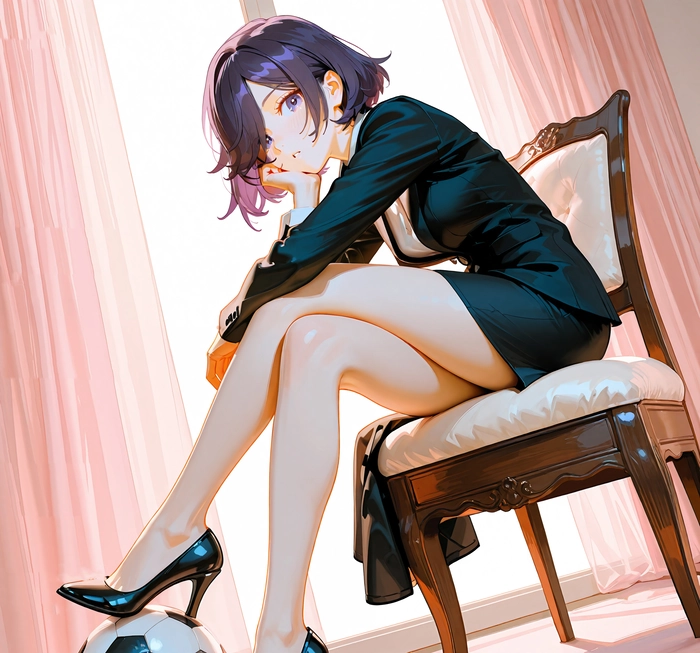 Avatar anime nữ tóc ngắn cute đáng yêu