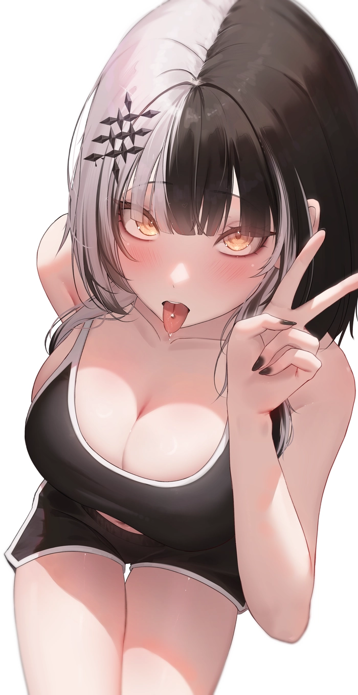 Avatar gái anime lè lưỡi đáng yêu