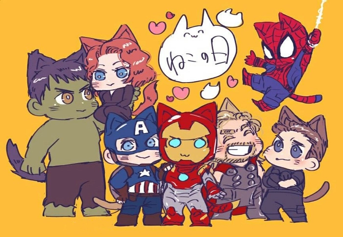Avenger chibi cute với tạo hình ngộ nghĩnh độc đáo