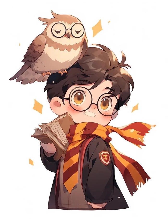 Bộ ảnh Harry Potter chibi cute cho fan
