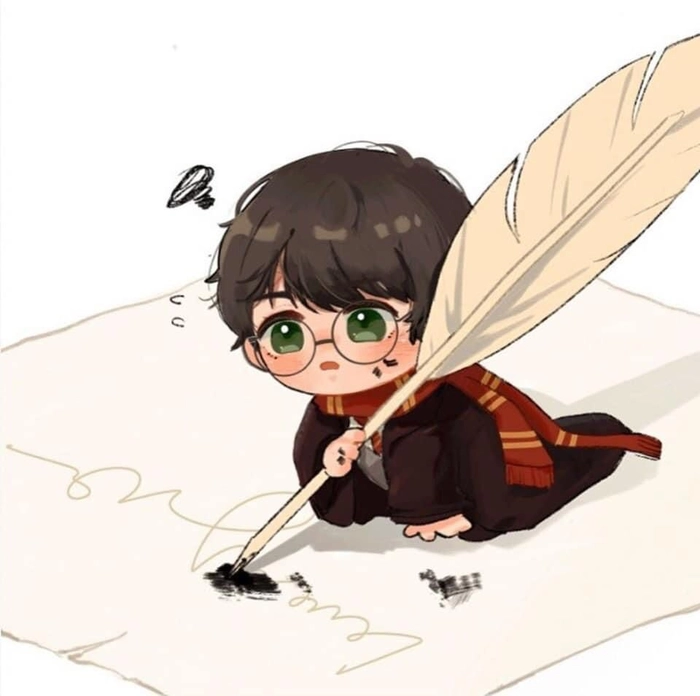 Bộ ảnh Harry Potter chibi phong cách hoạt hình
