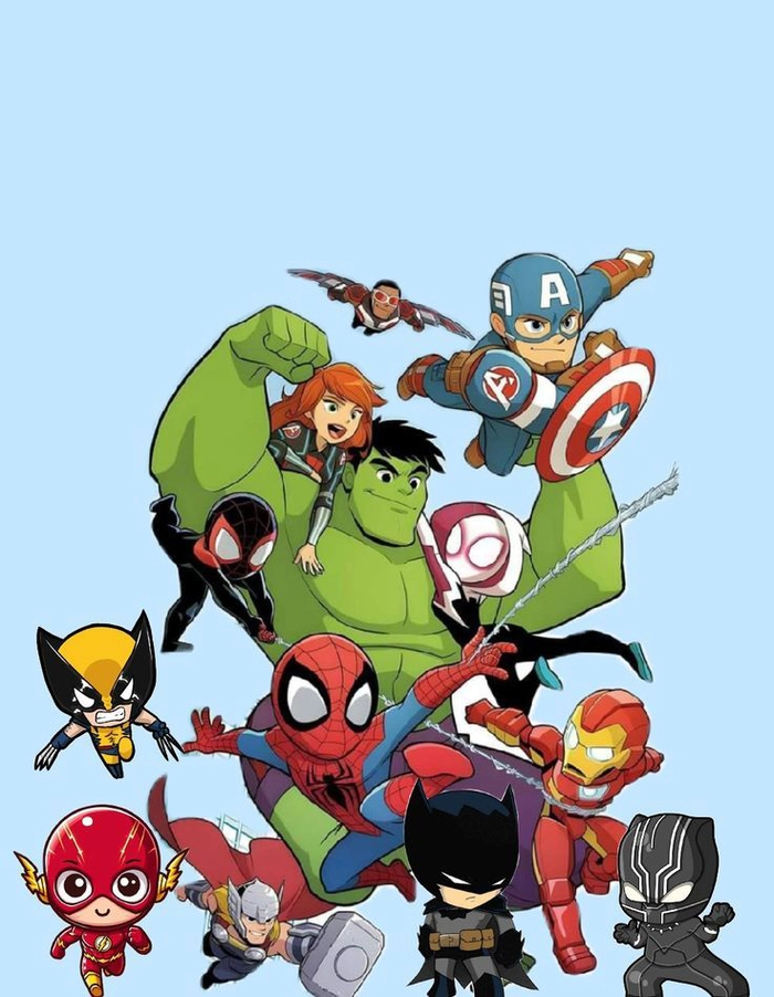 Bộ ảnh Marvel chibi đáng yêu và sáng tạo