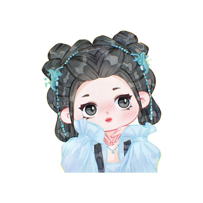 Bộ ảnh chibi Triệu Lộ Tư dễ thương