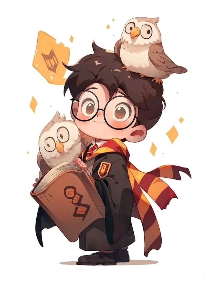 Bộ sưu tập ảnh Harry Potter anime chibi
