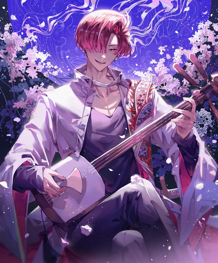 Bộ sưu tập anime nam tóc hồng ngầu và đẹp