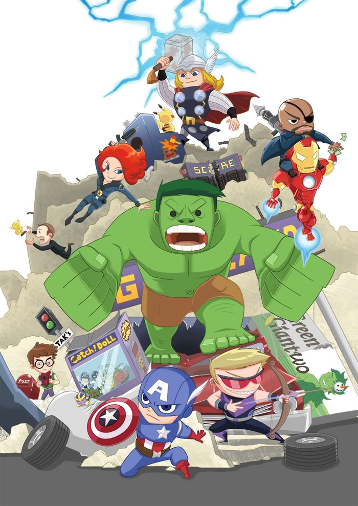 Bộ sưu tập hình Marvel chibi dễ thương ấn tượng
