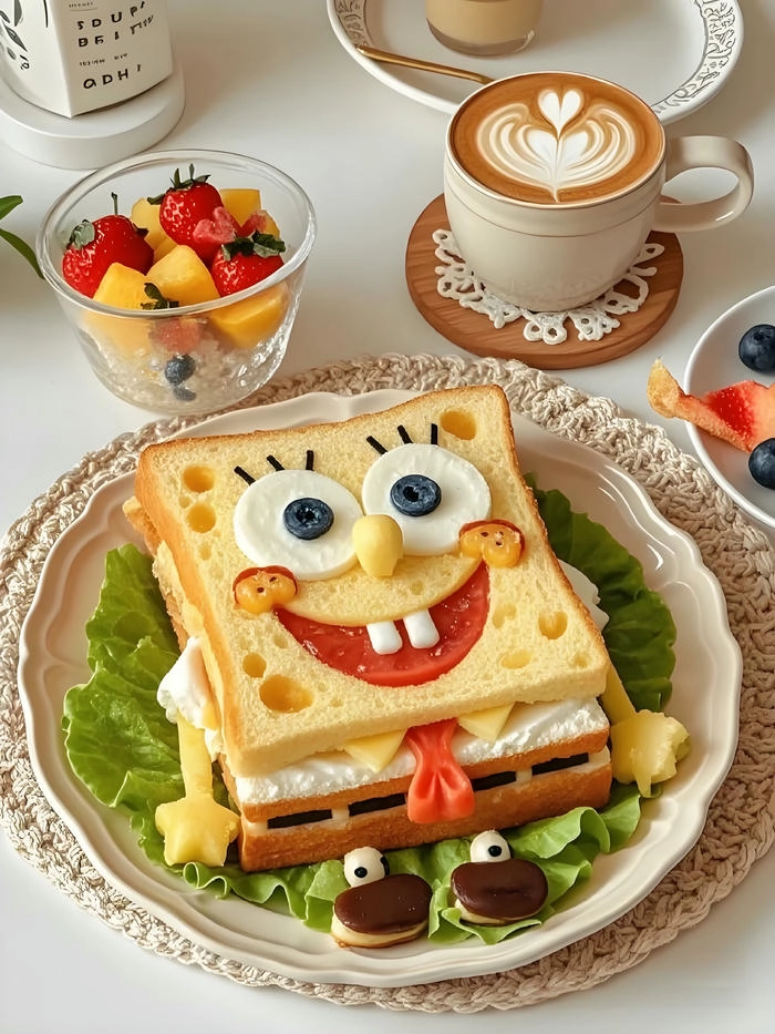 Bộ sưu tập hình ảnh đồ ăn cute sáng tạo