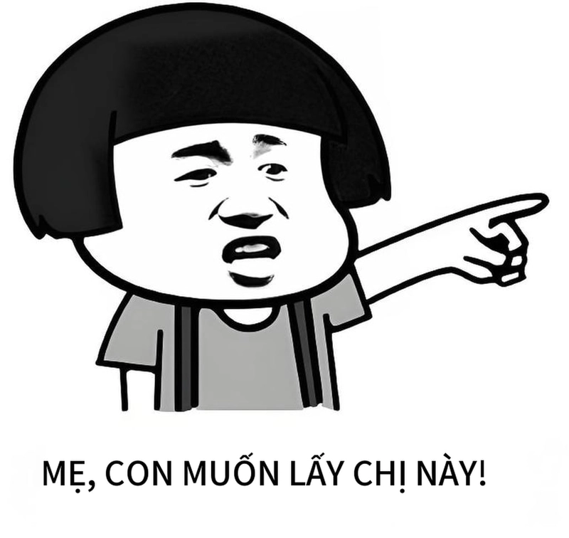 Đáng yêu meme đơn giản nhưng cực dễ thương