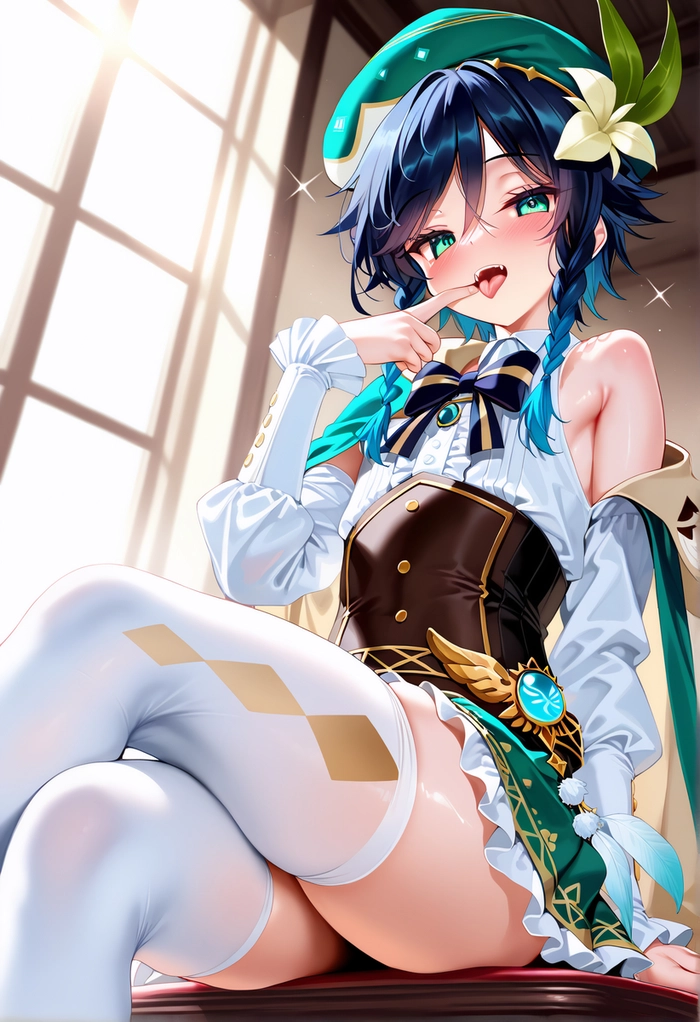Fanart Venti Genshin với tạo hình độc đáo