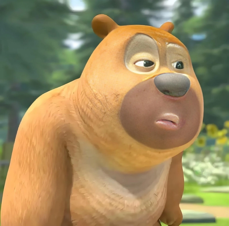 Gấu Boonie meme thần thái cực ngầu