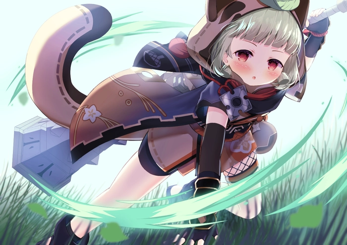 Genshin Impact Sayu cute với phong cách đáng yêu