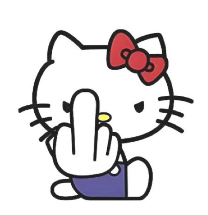Hello Kitty đội quần meme bá đạo