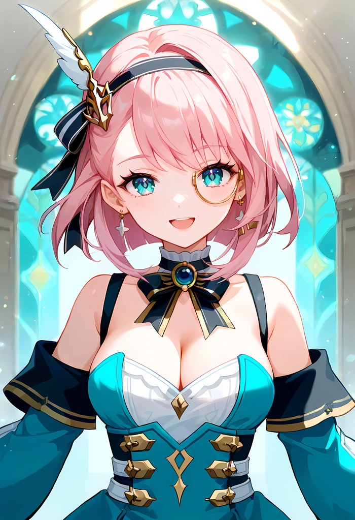 Hình Charlotte Genshin Impact ấn tượng