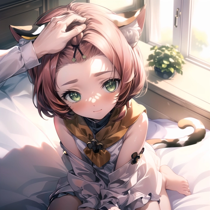 Hình Diona Genshin chibi tinh nghịch cực đáng yêu