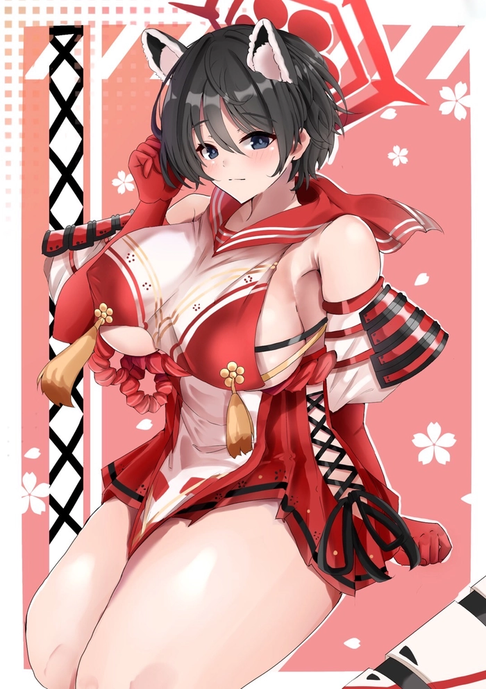 Hình Kasuga Tsubaki Blue Archive dễ thương