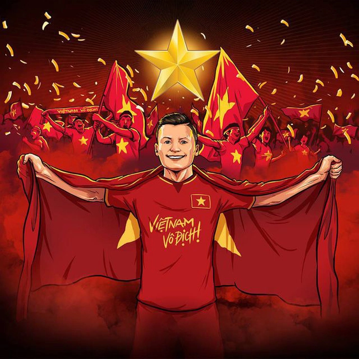 Hình Quang Hải chibi đáng yêu cho fan
