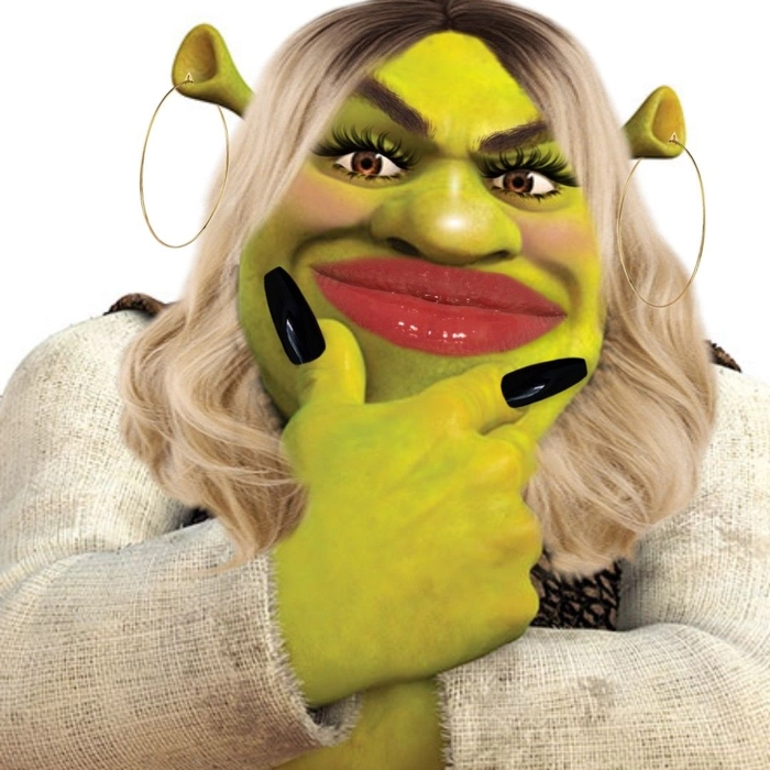 Hình Shrek meme troll cực ngầu
