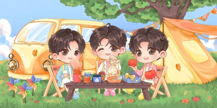 Hình TFBoys chibi đáng yêu hết nấc