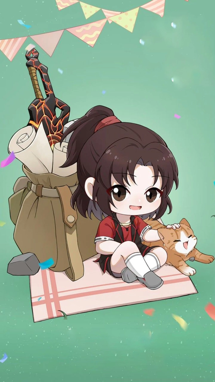 Hình Tiêu Viêm chibi ngộ nghĩnh dễ thương