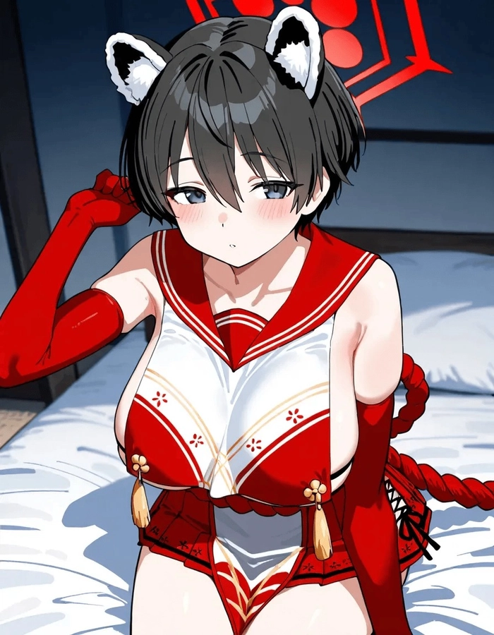 Hình Tsubaki Kasuga Blue Archive cuốn hút