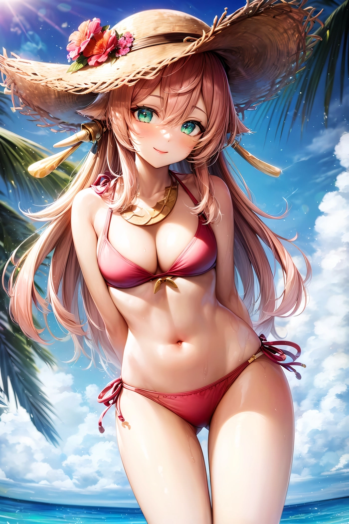 Hình Yanfei anime phong cách độc đáo