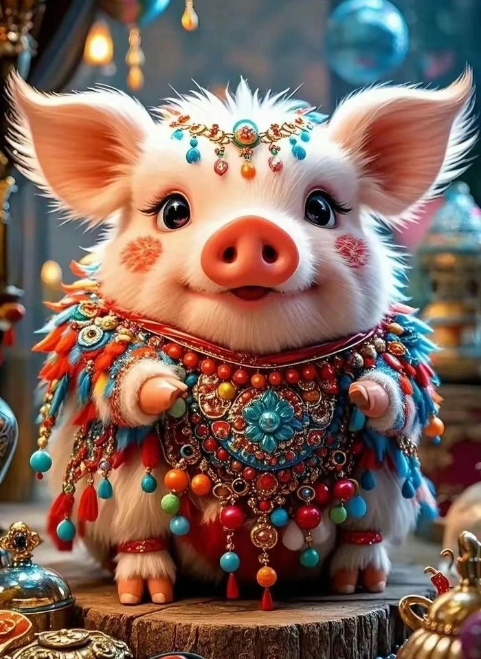Hình ảnh 12 con giáp cute ngộ nghĩnh