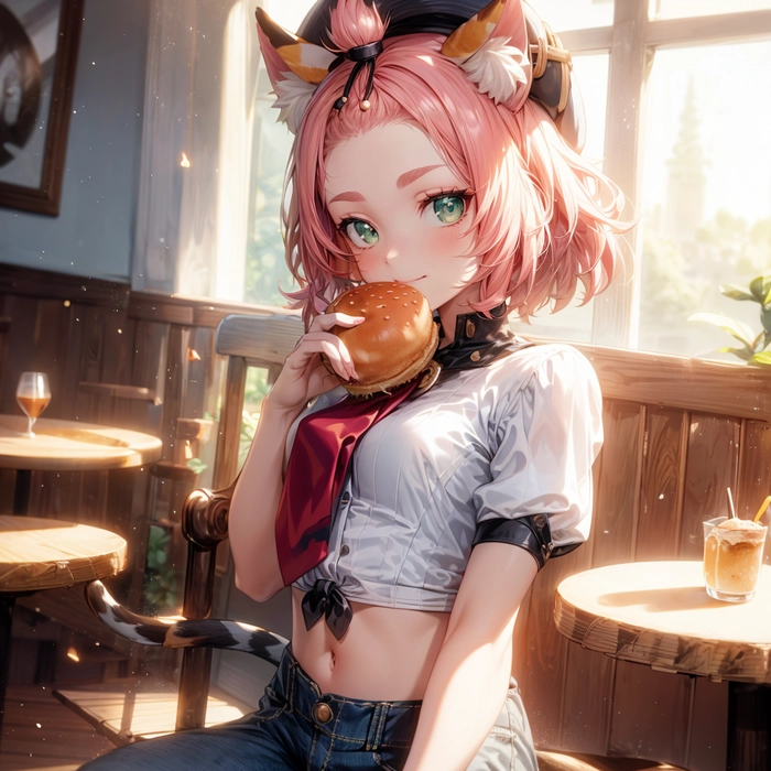 Hình ảnh Diona Genshin chibi dễ thương được fan yêu thích