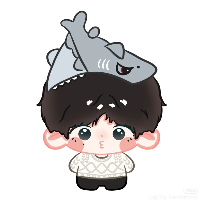 Hình ảnh Hải Đăng Doo đáng yêu trong phong cách chibi