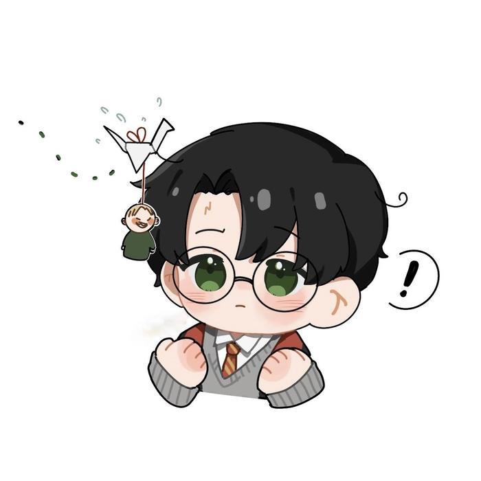 Hình ảnh Harry Potter anime chibi dễ thương