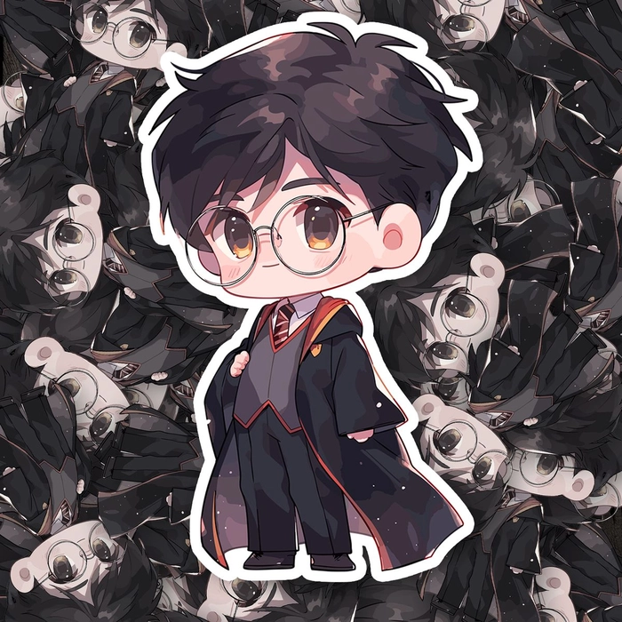 Hình ảnh Harry Potter chibi cực xinh xắn